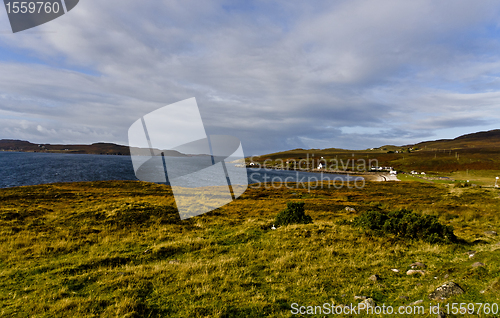 Image of rural scottish scene at the coast