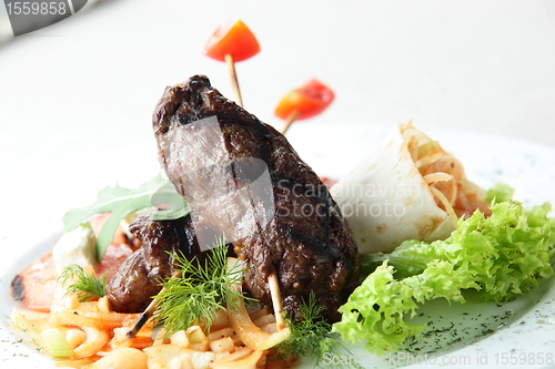 Image of hot meat