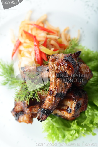 Image of hot meat