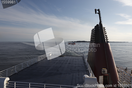 Image of Ferry on the way into Stavanger