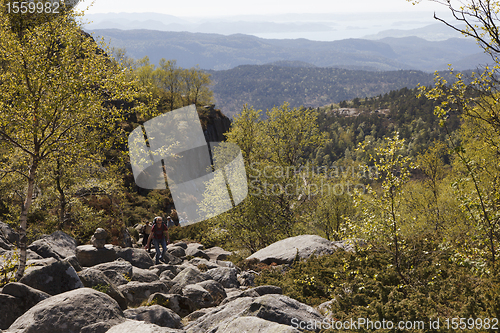 Image of Path to Preikestolen