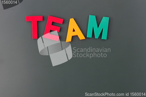 Image of Team on a blackboard