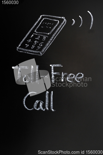 Image of Toll-free call background