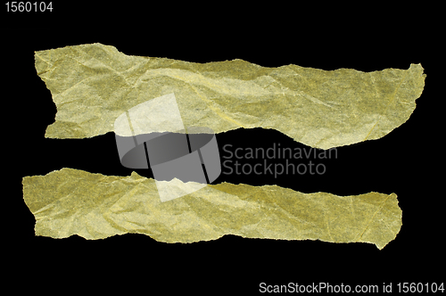 Image of A piece of crumpled paper