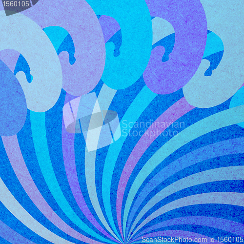 Image of Decorative retro background paper and ornaments