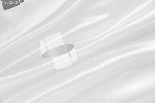 Image of Smooth elegant white silk as wedding background