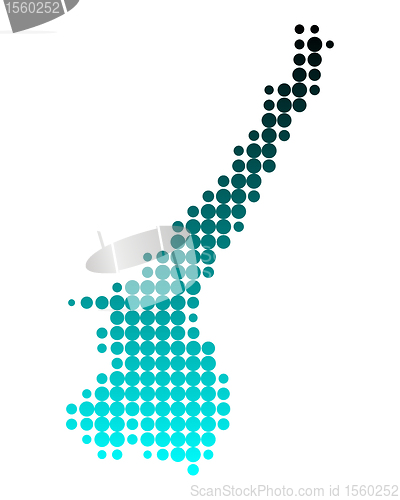 Image of Map of Lake Garda