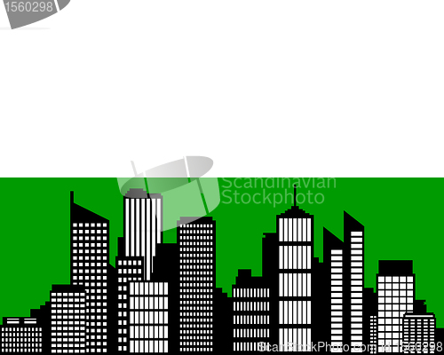 Image of City and flag of Saxony