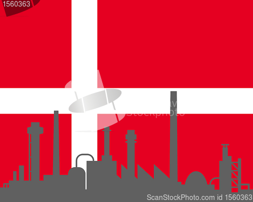 Image of Industry and flag of Denmark