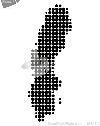 Image of Map of Sweden