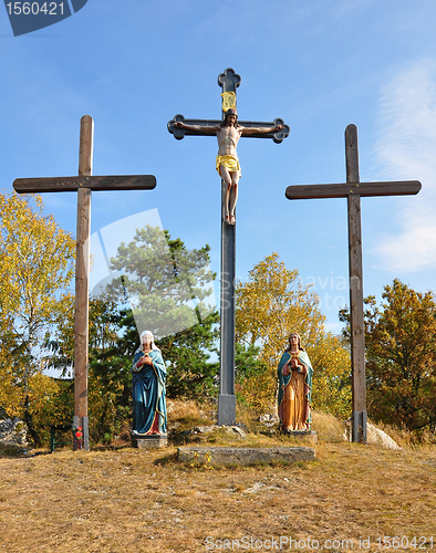 Image of Calvary in Moosbach, Bavaria, Germany