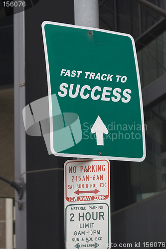 Image of Fast Track to Success Street Sign