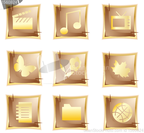 Image of vector original gold icon