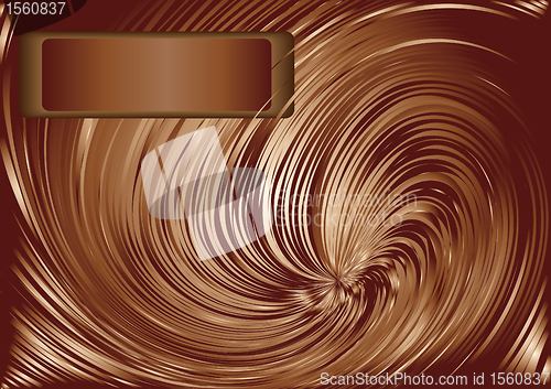 Image of chocolate swirl background