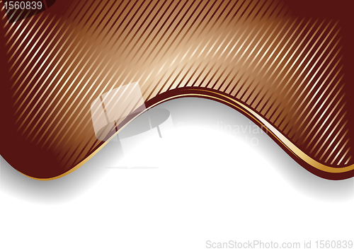 Image of vector chocolate background from line
