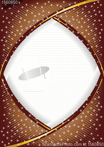 Image of vector chocolate background with star