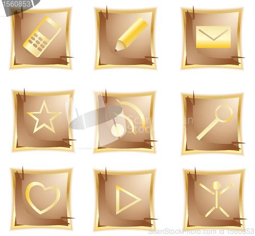 Image of vector original gold icon