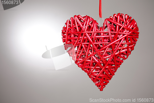 Image of Hand made red heart