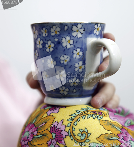 Image of Woman with cofee