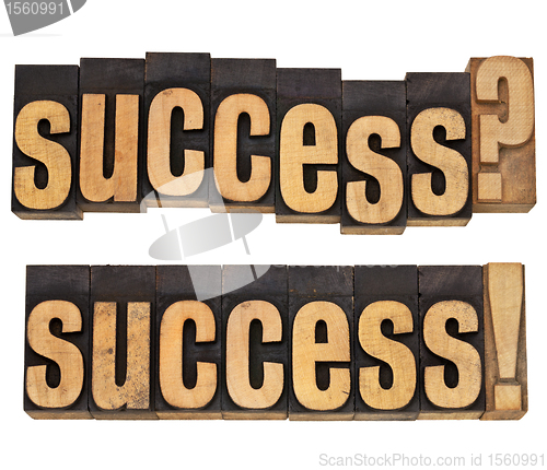 Image of success question and confirmation