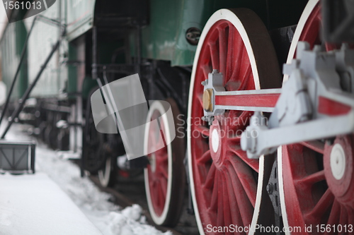 Image of old steam locomotive