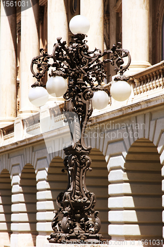 Image of Lamppost in Buda Castle, Budapest, Hungary