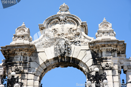 Image of Gate of Buda Castle in Budapest, Hungary