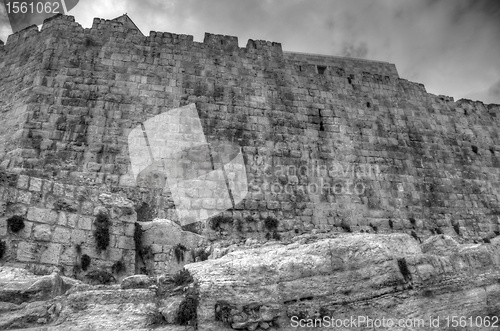 Image of jerusalem old city walls