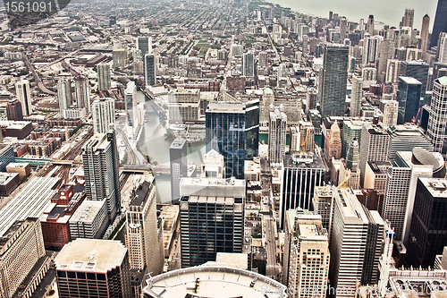 Image of Aerial view of Chicago