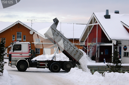 Image of Snow dumping