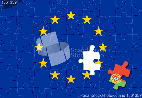 Image of Portugal and European Union