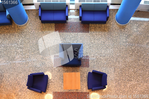 Image of office - top view