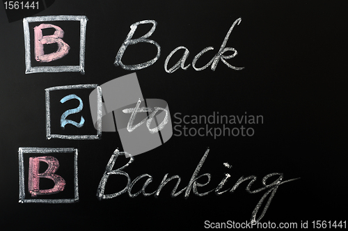 Image of Acronym of B2B - Back to Banking