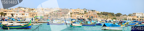 Image of Marsaxlokk village in Malta