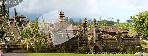 Image of Panorama of Mother Temple of Besakih in Bali