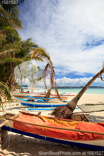 Image of Boats on beach