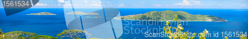 Image of Panorama of islands in Seychelles