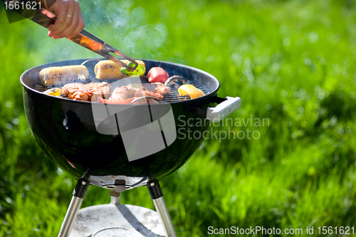 Image of Grilling at summer weekend