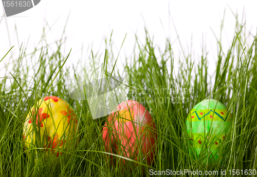 Image of Three Easter eggs