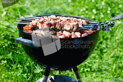 Image of Grilling at summer weekend