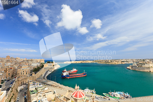 Image of Valletta harbor 