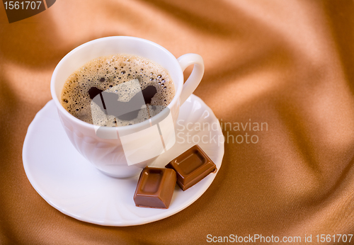 Image of Cup of fresh aromatic coffee