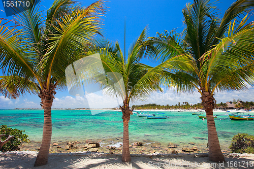 Image of Akumal beach in Mexico