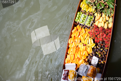 Image of Fruits boat