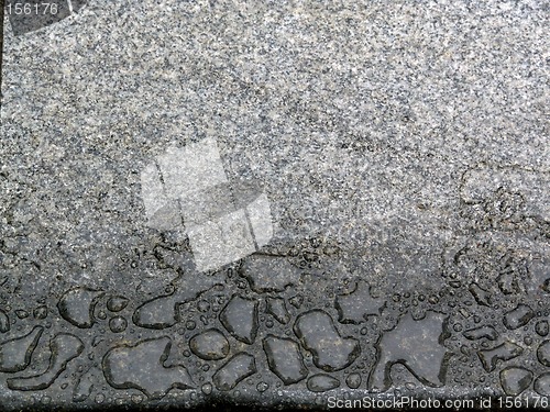 Image of Waterdrops on marble