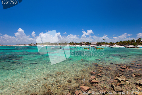 Image of Tropical coast in Mexico