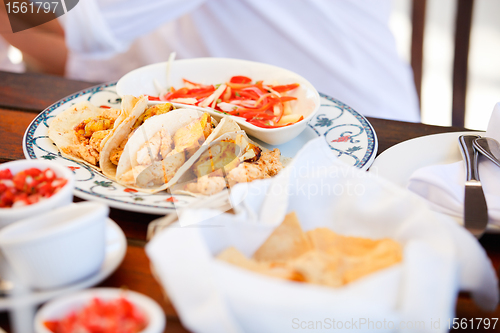 Image of Delicious mexican tacos