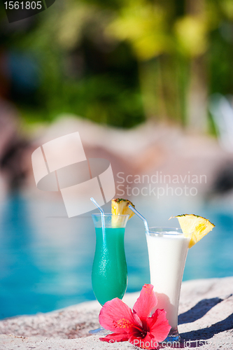 Image of Two tropical cocktails