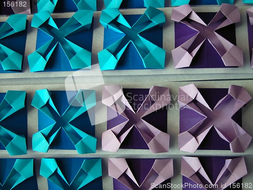 Image of Abstract origami pattern