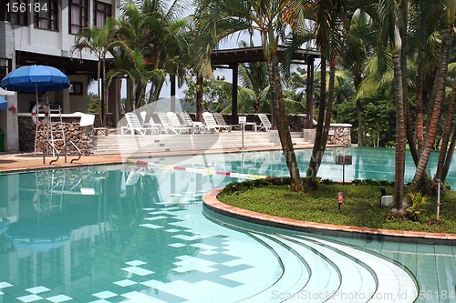 Image of Tropical swimming pool